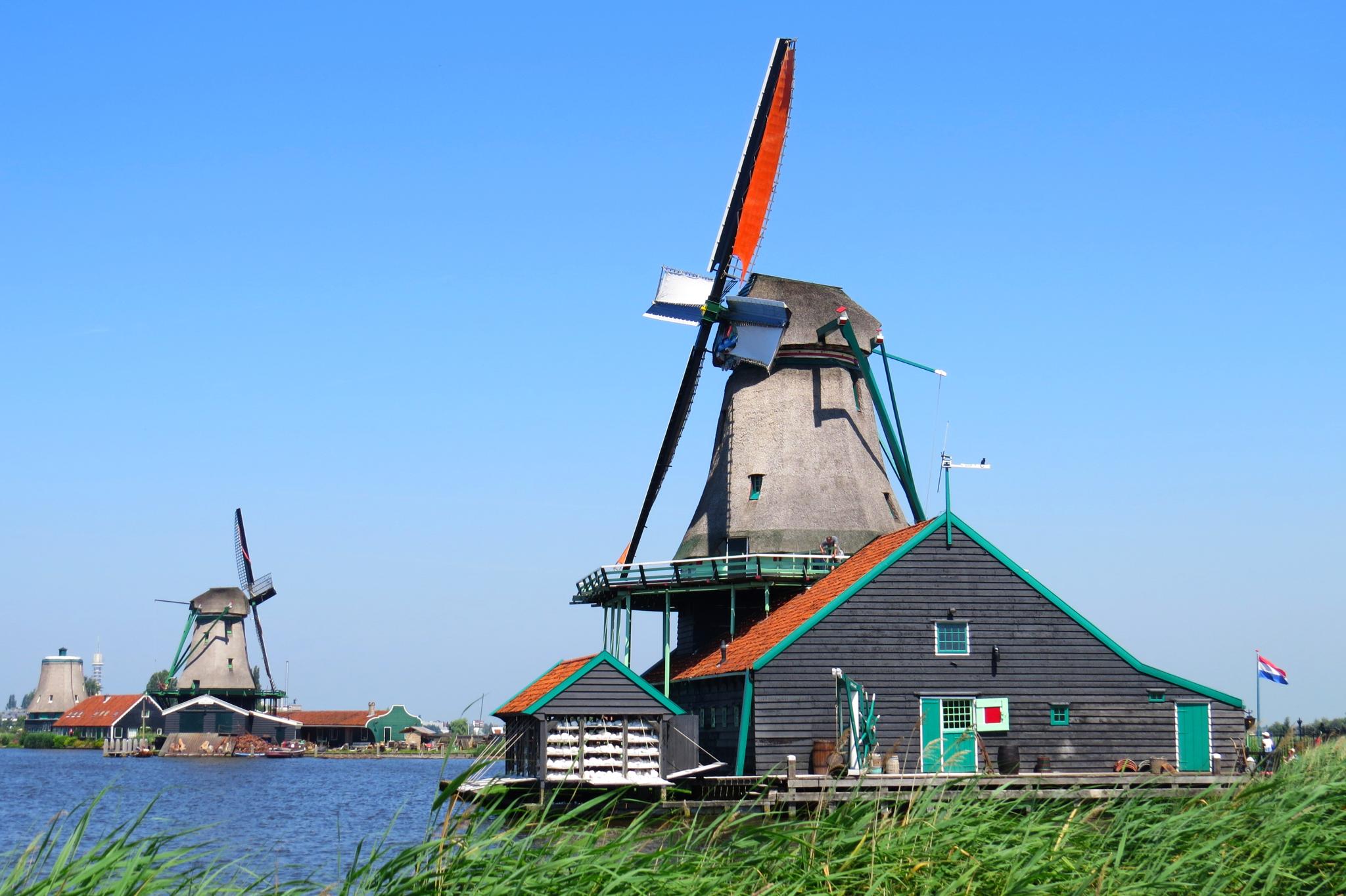 miasteczka w Holandii Zaanse Schans