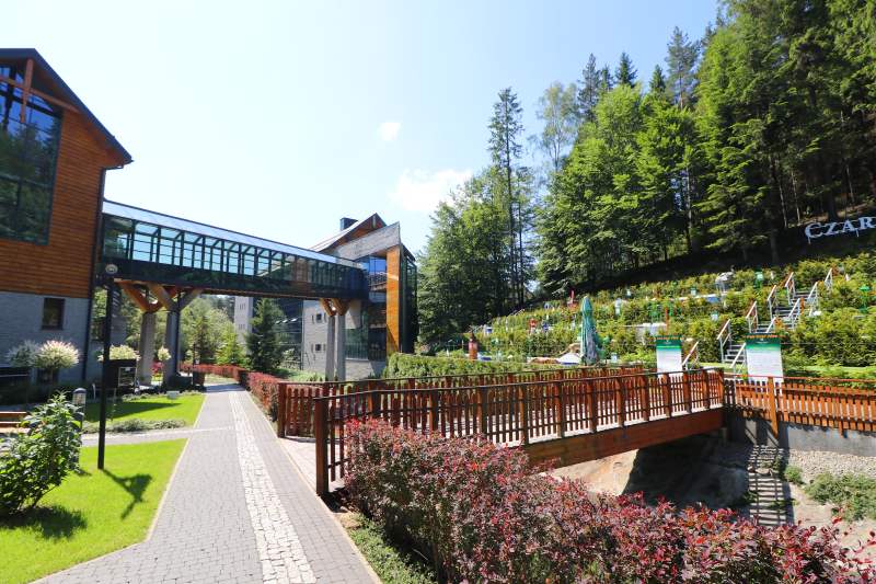 hotel Czarny Potok ogród