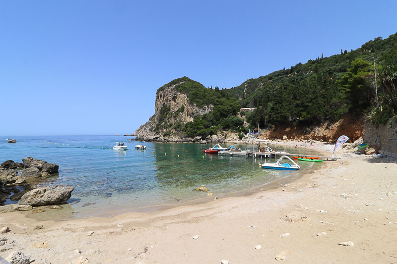 plaże Korfu 