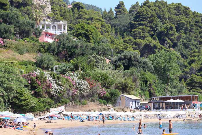 plaże na Korfu