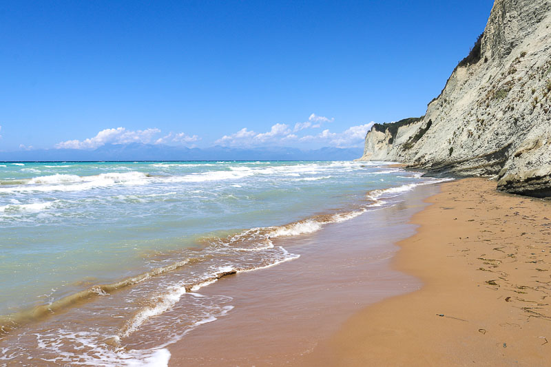 Korfu najpiękniejsze plaże klify