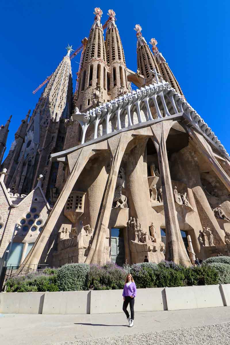 Barcelona atrakcje Sagrada Familia Fasada Męki