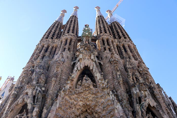 Barcelona atrakcje Sagrada Familia Fasada Narodzenia