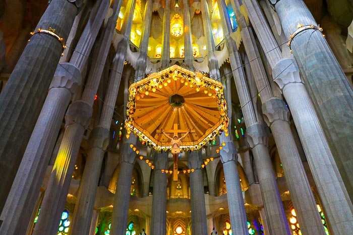 Sagrada Familia kolumny 