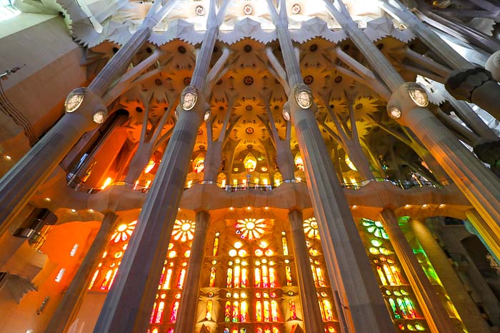 Sagrada Familia witraże 