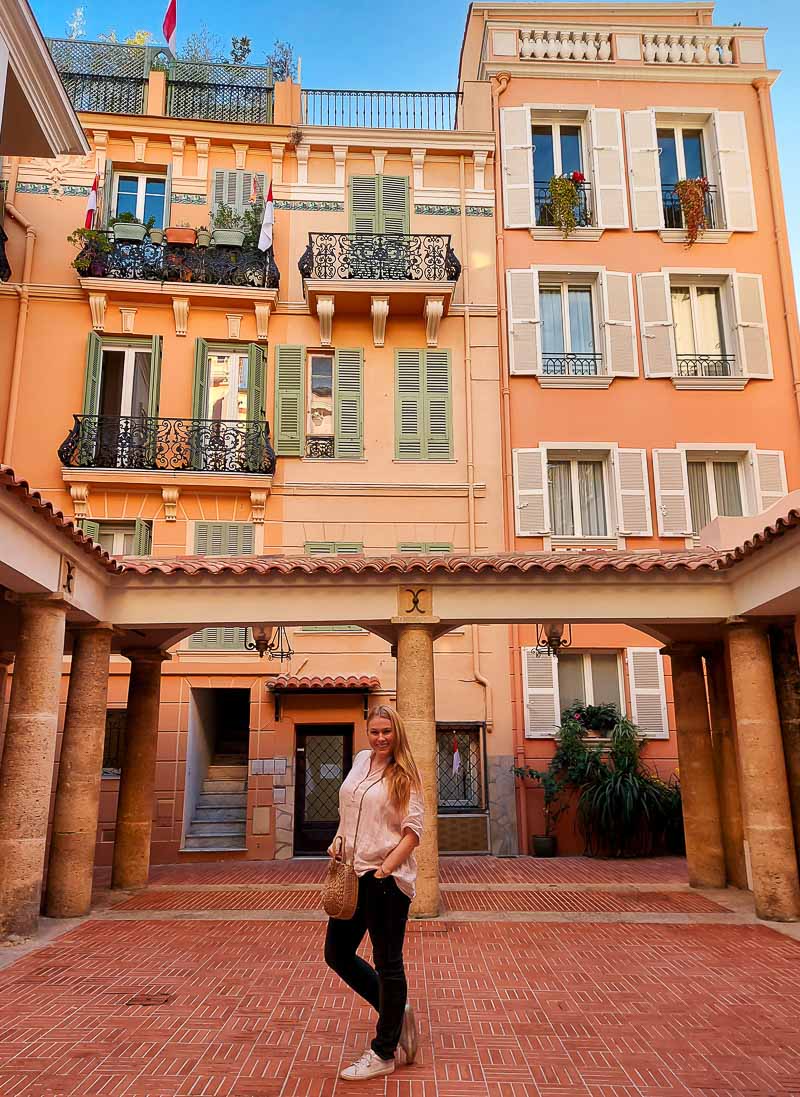 Monako stare miasto Lazurowe Wybrzeże
