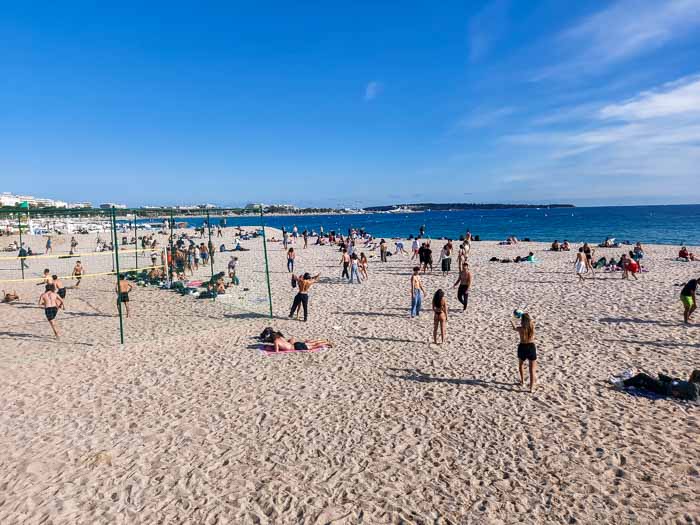 Cannes plaża publiczna