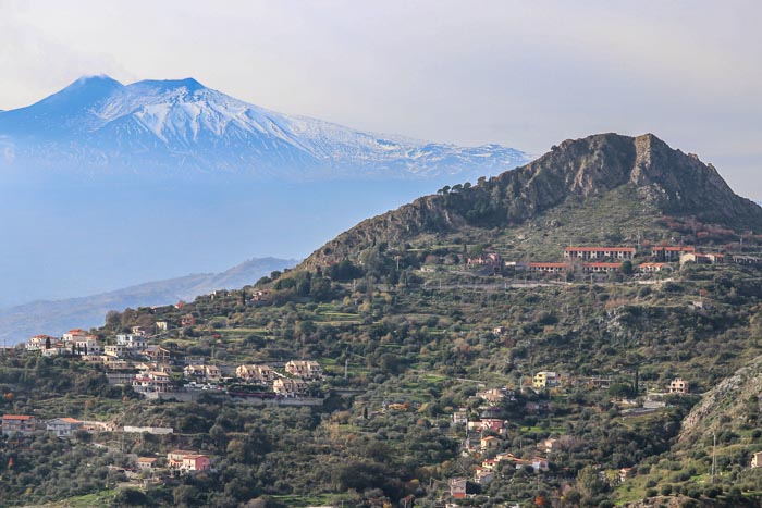Sycylia wschodnia widok na Etnę