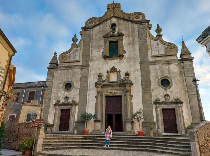 wschodnia Sycylia kościół Forza d'Agro