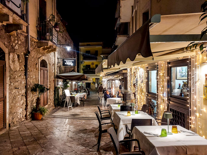 wschodnia Sycylia ulica Taormina